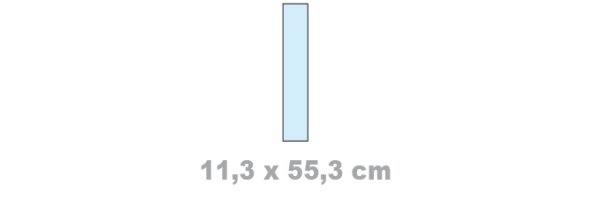 Format 11,3 x 55,3 cm