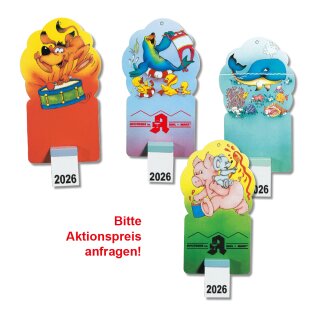 Comic-Abreißkalender mit Abreißblock