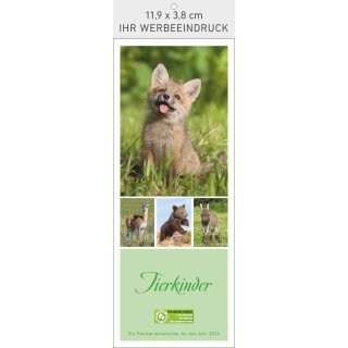 Tierkinder Format 11,9 x 34 cm