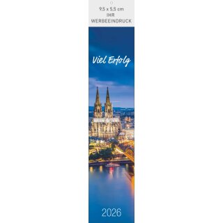 Viel Erfolg - Format: 9,5 x 45,8 cm