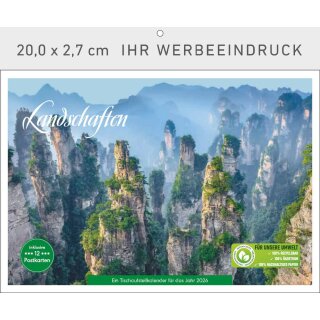 Landschaften Format 20 x 16,6 cm Tischaufstellkalender