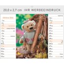 Familie Teddybär Format 20 x 16,6 cm Tischaufstellkalender