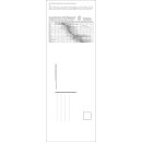 Farbige Blumenwelt - Format 11,9  x 34 cm